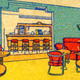 This bar might not be in someone’s basement, but it sure is vintage